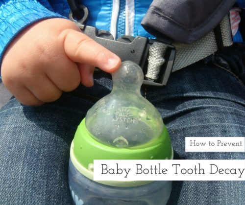 baby bottle tooth decay